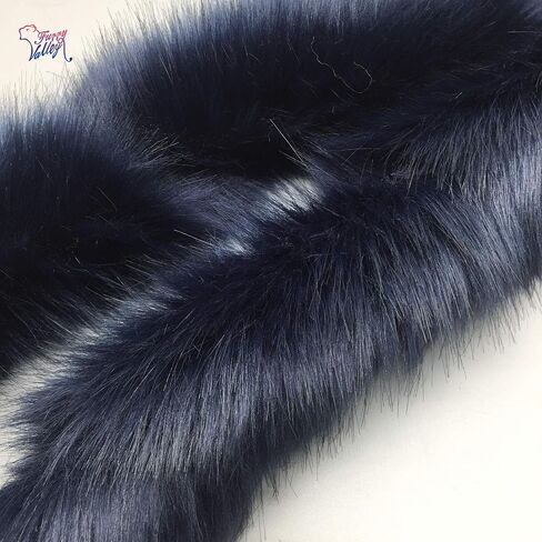 Furryvalley Faux Fur Trim Raccon Fox Fur Ribbon Craft Furry Stripe for Slippers Slides Fringe 2 Yards (Coffee) in Kuwait