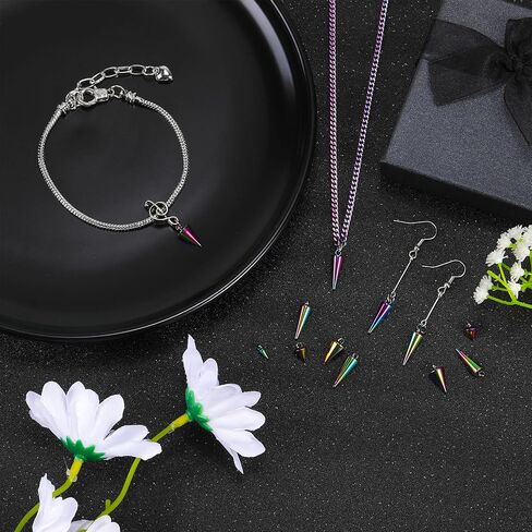 Spike Charm Pendants Cone 304 Stainless Steel Charm with Jump Ring Golden for Jewelry Necklace Necklace Earring Making Crafts in Kuwait