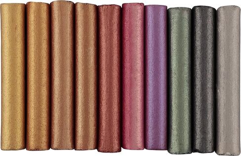SoHo Urban Artist Soft Pastels Set of 10 Bright Fluorescent Neon Colors, Vibrant Pastel Sticks for Art, Drawing, Blending, Layering, Shading in Kuwait