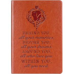 Princess Lover Gift Behind You All Your Memories Before Leather Journal Notebook Fairy Tale Fans Movie Inspired Gifts (Snowhite)