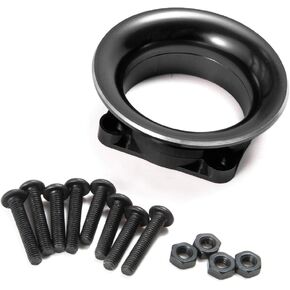 Metal Fan Cover Kit Air Inlet Channel for 1/10 RC Sakura D4 Drift Car Model Racing Car, Black