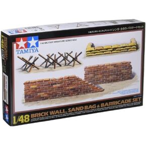 Tamiya 300032508 WWII Diorama Set Walls and Sandbags 1:48