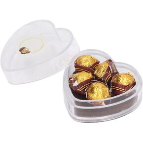 VINGVO Dollhouse Chocolate Decoration, Adhesive Tape Heart Box Packaged Miniature Chocolate Model for Table