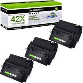 greencycle 42X Toner Compatible Replacement for HP 42X Black Toner Cartridge Q5942X 38A Q1338A Use for 4250 4250dtn 4250dtnsl 4250n 4250tn 4350 4350dtn 4350dtnsl 4350n 4350tn Printer(1pack)