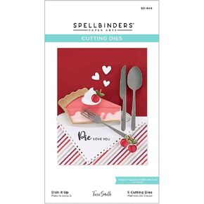 SPELLBINDERS PAPERCRAFTS, INC Spellbinders Etched Dies by Tina Smith-Dish It Up-Pie Perfection, Metal