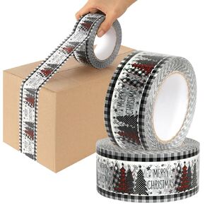 gisgfim 2 Roll Valentines Day Packing Tape Pink Polka Dot Printed Decorative Packing Tape Valentines Gift Wrapping Package Tape Waterproof for DIY Crafts Present Packing Box Holiday Supplies 200 Yards