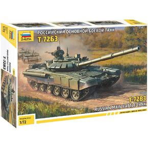 Zvezda -5071 T-72 B3 Main Battle Tank, Scale 1/72, Model Kit, ZS5071