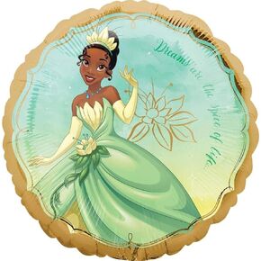 Instaballoons Tiana Once Upon A Time Mylar Party Foil Balloon, 17", Multicolor