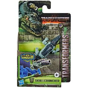 Transformers Toys Rise of The Beasts Movie, Beast Alliance, Beast Battle Masters Skullcruncher Action Figure - Ages 6 and Up, 3-inch
