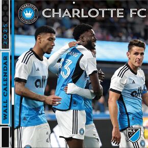TURNER SPORTS Charlotte FC 2025 12x12 Team Wall Calendar (25998012201)