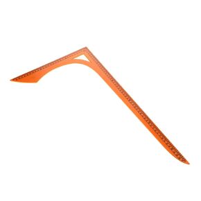 Wakauto Sewing Ruler Plastic L- Square Shape Ruler Curve Sewing Measure Professional Tailor Craft Tool Line Details Clearly Tailor Ruler Tailor Ruler 55. 7X31CM