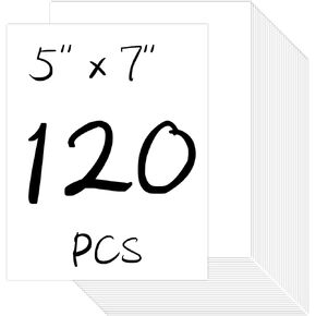 Yizhet 240 Sheets 5x7 White Cardstock, 80lb/230gsm Double-Sided Printer Paper for Office Printing, Invitations, Crafting, DIY Cards