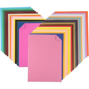 Double Side Cardstock Paper 68 Sheets, 20 Colors Sparkle Card Stock and 14 Colors Paper Cardstock, 8.3 x 11.6 Craft Paper for DIY Birthday Wedding Party Pop Up Card
