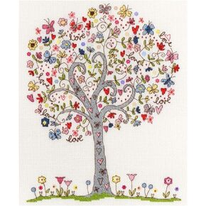 Cross Stitch Kit - Love Tree