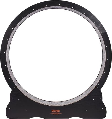 VEVOR Cat Exercise Wheel, 43.3" Large Cat Treadmill Wheel for Indoor Cats, Cat Running Wheel with Detachable Carpet & Cat Teaser for Running/Walking/Training, Suitable for Most Cats Black in Saudi Arabia