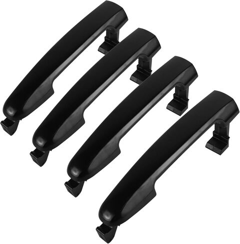 FLYPIG Black Outside Exterior Door Handle for Hyundai Sonata GL GLS GLX LX VE Limited SE 2005-2010 Front Rear Left Driver Right Passenger Side Fits All Four Doors 82651-3K000 in Kuwait