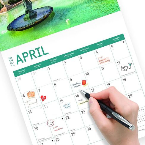 2025 Florida Monthly Wall Calendar by Bright Day, 12 x 12 Inch USA Jacksonville Miami Keys in Saudi Arabia