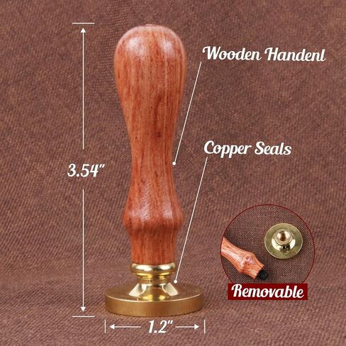 Halloween Wax Seal Stamp, Cat Moon Bat Sealing Wax Stamp, 25mm/1.0inch Removable Brass Head Sealing Stamp with Wooden Handle for Halloween Easter Party Invitation Envelope Greeting Card (H05) in Saudi Arabia