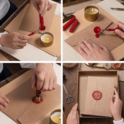 Halloween Wax Seal Stamp, Cat Moon Bat Sealing Wax Stamp, 25mm/1.0inch Removable Brass Head Sealing Stamp with Wooden Handle for Halloween Easter Party Invitation Envelope Greeting Card (H05) in Saudi Arabia