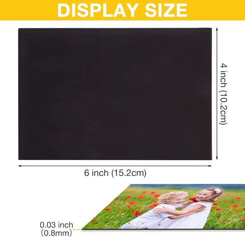 yahenda 40 ورقة لاصقة مغناطيسية 4 × 6 بوصة مغناطيس قابل للقطع للحرف اليدوية، سهل التقشير واللصق، ورق مغناطيسي مرن مع دعم ذاتي اللصق للصور، ختم معدني لتخزين القوالب المعدنية in Kuwait