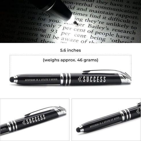Henry David Thoreau Engraved Luxury Gift Pen with Motivational Quote - Go Confidently in the Direction of Your Dreams. Live the Life You've Imagined. - Graduation Executive Business Gift for Him Her in Kuwait