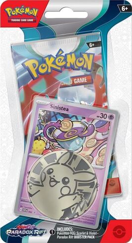 Pokemon TCG: Scarlet & Violet - Paradox Rift Checklane Blister Pack (Sinistea) in Saudi Arabia