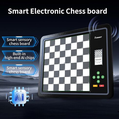 Electronic Chess Set, Computer Chess Game, Electronic Chess Set Game, Chess Sets Games Lovers, for Beginners Great Partner for Play and Practice in Saudi Arabia