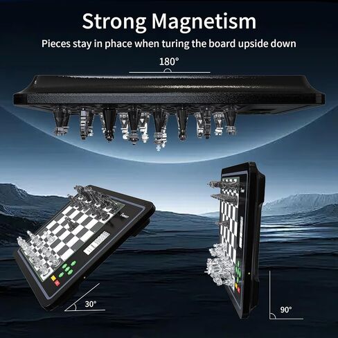 Electronic Chess Set, Computer Chess Game, Electronic Chess Set Game, Chess Sets Games Lovers, for Beginners Great Partner for Play and Practice in Saudi Arabia