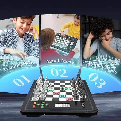 Electronic Chess Set, Computer Chess Game, Electronic Chess Set Game, Chess Sets Games Lovers, for Beginners Great Partner for Play and Practice in Saudi Arabia