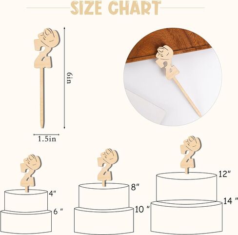 Wooden Cowboy 2nd Birthday Cake Topper, My 2nd Rodeo Birthday Party Decoration, Farm Decor Photo Prop Smash Cake Western World Little cowboy Baby Shower Party Supplies (Cowboy 2nd Topper) in Kuwait