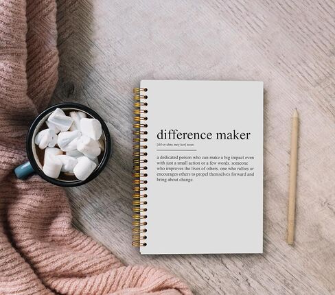 Thank You Gifts for Women Teacher Coworkers Nurses Mentor Coach Boss Manager, Difference Maker Gifts Spiral Notebook Journal 5.5x8.3 in Kuwait