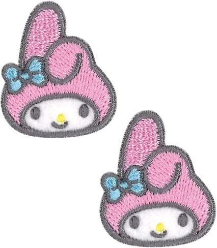 パイオニア(ワッペン) Pioneer SCW480-SCW49 Pioneer Sanrio Chromi 2 Piece Set Width 1.1 x Height 0.9 inches (28 mm) x Height 0.9 inches (23 mm), Sealing and Iron, Dual Use in Saudi Arabia