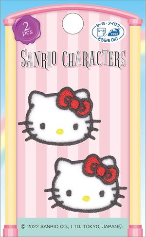パイオニア(ワッペン) Pioneer SCW480-SCW49 Pioneer Sanrio Chromi 2 Piece Set Width 1.1 x Height 0.9 inches (28 mm) x Height 0.9 inches (23 mm), Sealing and Iron, Dual Use in Saudi Arabia