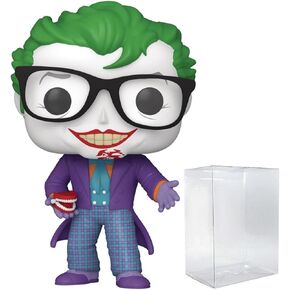 POP DC Heroes: Batman's 85th Anniversary - 1989 The Joker Funko Vinyl Figure (Bundled with Compatible Box Protector Case) Multicolored, 3.75 inches