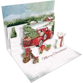 LANG Santas Truck Pop-Up Christmas Cards (2005104)