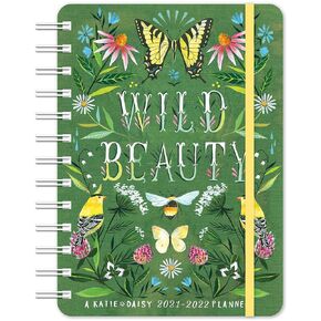 Katie Daisy 2022 Weekly Planner: On-the-Go 17-Month Calendar with Pocket (Aug 2021 - Dec 2022, 5" x 7" closed): Wild Beauty
