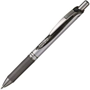 Pentel EnerGel RTX Roller Ball Retractable Gel Pen, Black Ink, Medium, 1 each