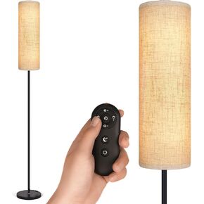 Floor Lamp for Bedroom Living Room Office with Remote Control Modern Living Room LED 4 Color Temperature & Stepless Dimmer, Standing Elegant Lamp 3000K-7000K