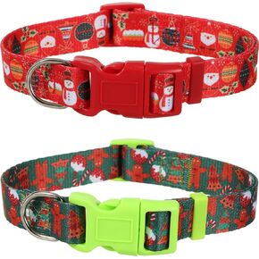 Christmas Dog Collar for Large Dogs, Fall Dog Collar for Boy Girl Dogs, Cute Autumn Pumpkin Dog Collar