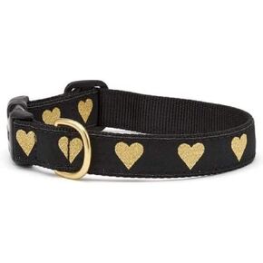 Up Country Hog-C-M Heart of Gold Dog Collar M Wide (1 Inch)