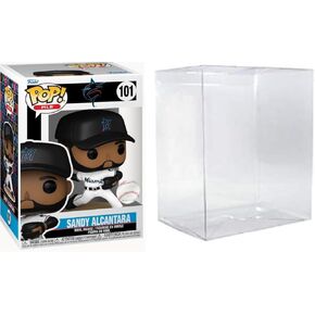 Funko Pop! Sandy Alcantara Vinyl Figure #101 with Protective Case, Black/White/Brown