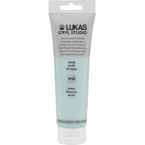 Lukas CRYL Studio Artist Acrylic Paint, Arctic, 125 ml Tube - High Pigment Acrylic Paints for Canvas Painting, Large Scale Works - Medium-Viscosity, Water-Mixable, Fast Drying