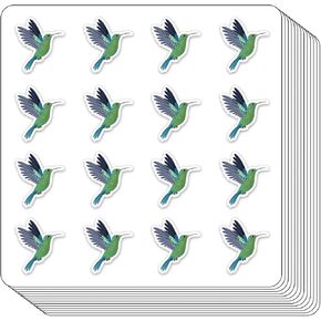 Hummingbird Planner Stickers, 0.5in Monthly Scrapbooking Kids DIY Calendars Crafting 208-Pack