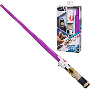 STAR WARS Lightsaber Forge Mace Windu Extendable Purple Lightsaber Toy, Customizable Roleplay Toy for Kids Ages 4 and Up, Multi-Colored, Standard, (F1164)