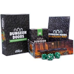 Dungeon Doors: RPG Board Game for 3-6 Players | Family & Adult Role-Playing | Ages 14+ | 40-Min Play