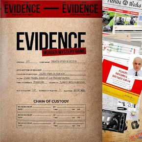 Unsolved Murder Mystery Game - Death Over Horizon an Immersive Game - Unsolved Case Games, Cold Case File, Crime Solving Detective Game for Adults & Teens - Solo or Group Board Game to solve for party