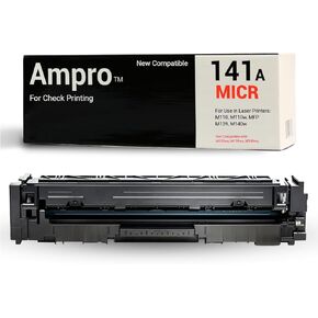 New 141A Compatible MICR Toner Cartridge for Check Printing Works with HP Laserjet M110, M110W, M110WE, M140W, M140WE, MFP M139 | W1410A. HP 141a Toner Cartridge Prints 950 Pages.