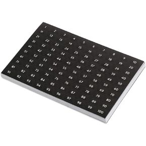 4000 Piece Number Stickers for Planners 1 to 500, Journals, Stationery Essentials, Food Labels (Black and White)