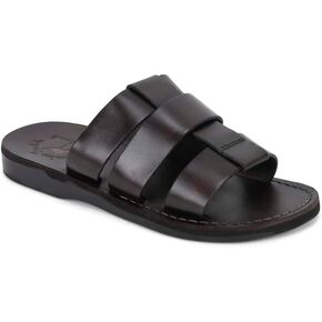 Micah - Leather Double Strap Sandal - Mens Sandals