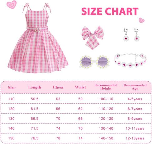 Pink Costume for Girls Cowgirl Costume 70s80s Pink Dress Kids Disco Outfits Christmas Party 4-13Y in Kuwait